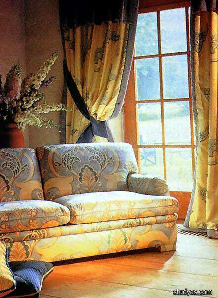 Выбор цвета штор под цвет мягкой мебели